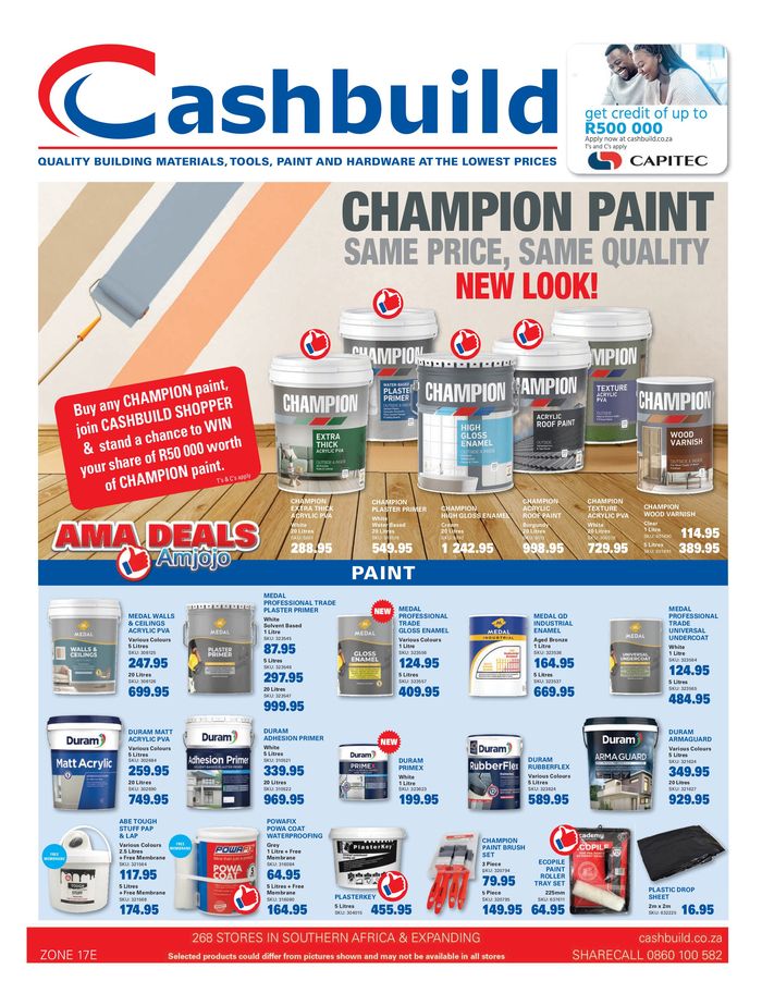 Cashbuild catalogue | Cashbuild weekly specials Until 19 May 2024 | 2024/04/19 - 2024/05/19