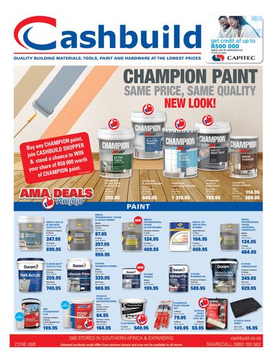 DIY & Garden offers in Howick | Cashbuild weekly specials until 19 May 2024 in Cashbuild | 2024/04/19 - 2024/05/19