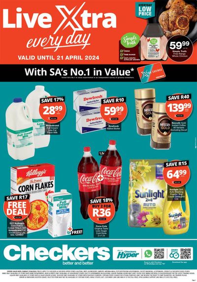 Checkers catalogue in Soweto | Checkers Xtra Savings Until 21 April | 2024/04/19 - 2024/04/21