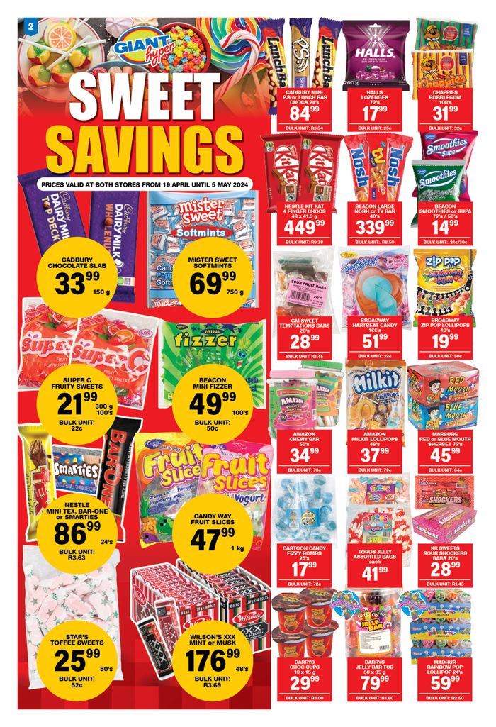 Giant Hyper catalogue in Brackenfell | Giant Hyper specials catalogue | 2024/04/22 - 2024/05/05