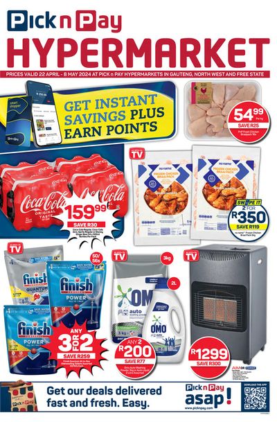 Pick n Pay Hypermarket catalogue in Pretoria | Pick n Pay Hypermarket weekly specials 22 April - 08 May | 2024/04/22 - 2024/05/08
