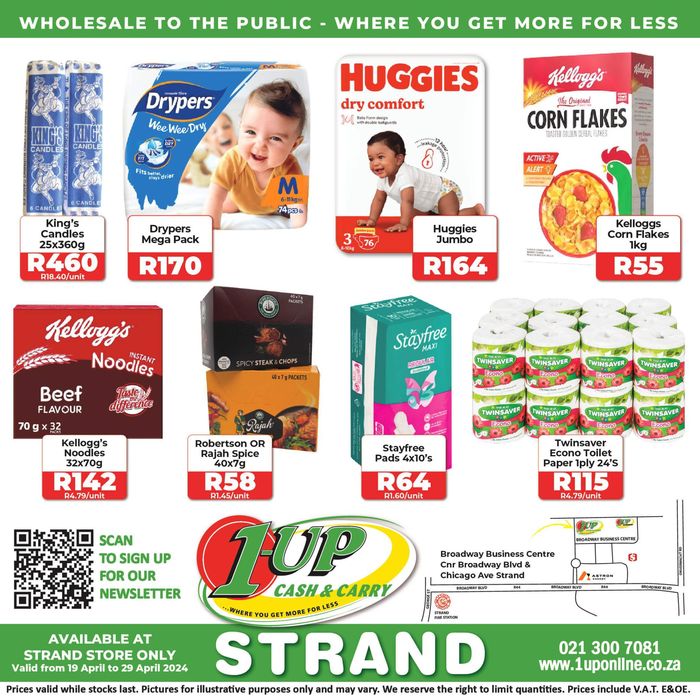 1UP catalogue in Cape Town | 1UP weekly specials | 2024/04/22 - 2024/04/29