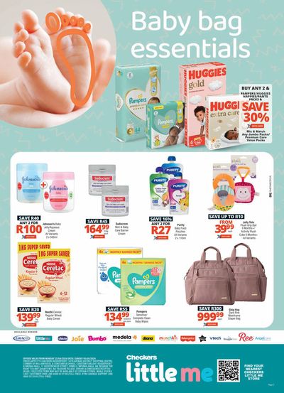 Checkers catalogue in Roodepoort | Baby Bag Essentials | 2024/04/22 - 2024/05/05