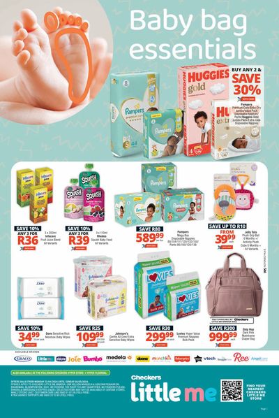 Checkers catalogue in Kimberley | Baby Bag Essentials | 2024/04/22 - 2024/05/05
