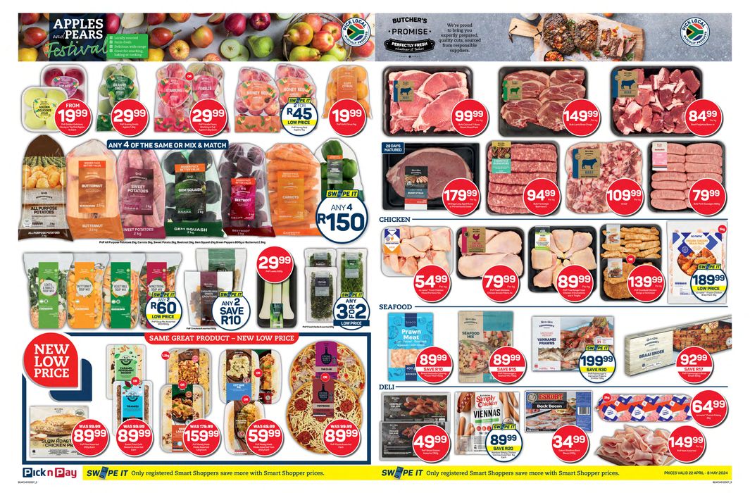 Pick n Pay catalogue in Vredenburg | Pick n Pay weekly specials 22 April - 08 May | 2024/04/22 - 2024/05/08