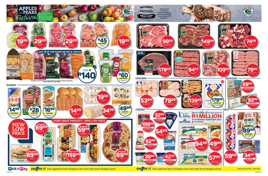 Pick n Pay catalogue in Pietermaritzburg | Pick n Pay weekly specials 22 April - 08 May | 2024/04/22 - 2024/05/08