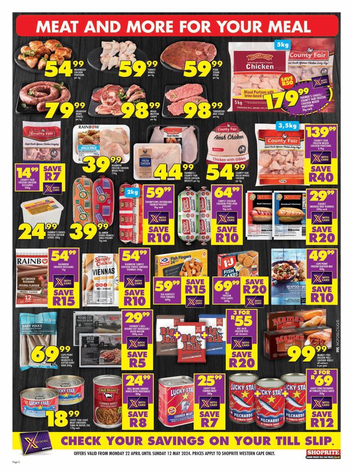 Shoprite catalogue in Eerste River | Shoprite Xtra Savings Western Cape 22 April - 12 May | 2024/04/22 - 2024/05/12