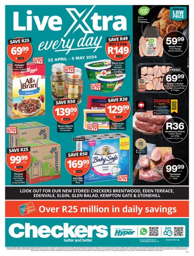 Checkers Hyper catalogue in Centurion | Checkers Hyper weekly specials | 2024/04/22 - 2024/05/05