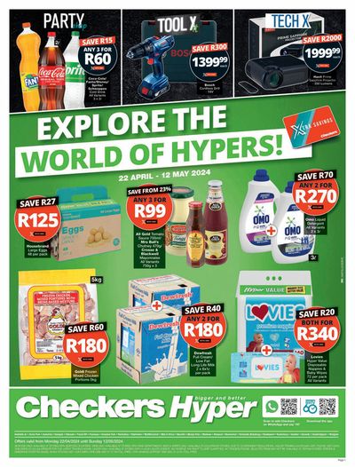 Checkers Hyper catalogue in Pretoria | Checkers Hyper weekly specials | 2024/04/22 - 2024/05/22