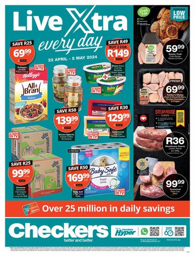 Groceries offers in Emoyeni | Checkers Hyper weekly specials 22 April - 05 May in Checkers Hyper | 2024/04/22 - 2024/05/05