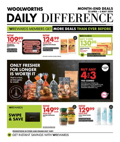 Clothes, Shoes & Accessories offers | Catalog Woolworths in Woolworths | 2024/04/23 - 2024/05/05