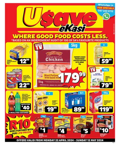 Usave catalogue in Tembisa | Usave weekly specials | 2024/04/23 - 2024/05/12