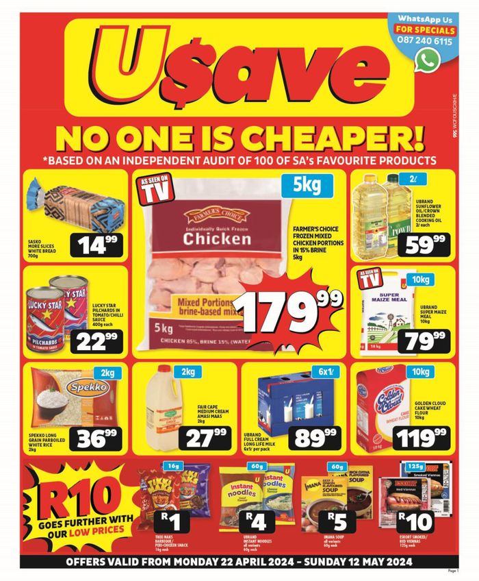 Usave catalogue in Kuils River | Usave weekly specials | 2024/04/23 - 2024/05/12