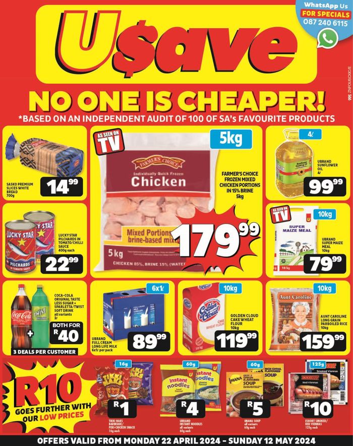 Usave catalogue in Empangeni | Usave weekly specials | 2024/04/23 - 2024/05/12