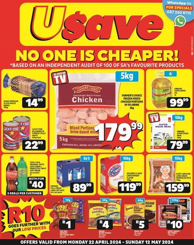 Groceries offers in Matatiele | Usave weekly specials in Usave | 2024/04/23 - 2024/05/12