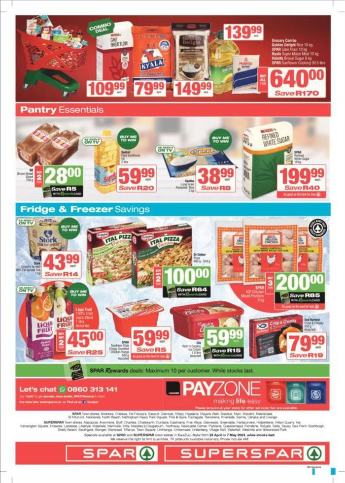 Spar catalogue in Pinetown | Store Specials 23 April - 07 May | 2024/04/23 - 2024/05/07