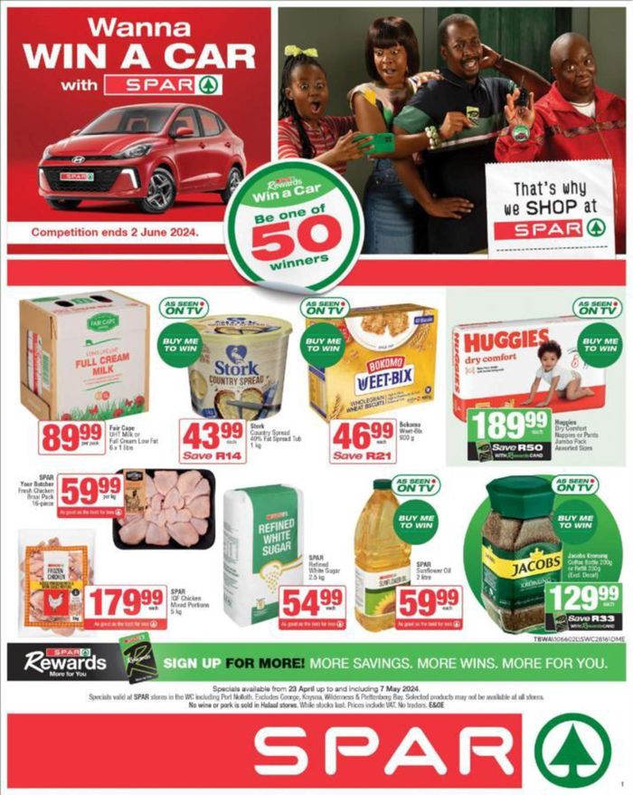 Spar catalogue in Cape Town | Store Specials 23 April 07 May | 2024/04/23 - 2024/05/07