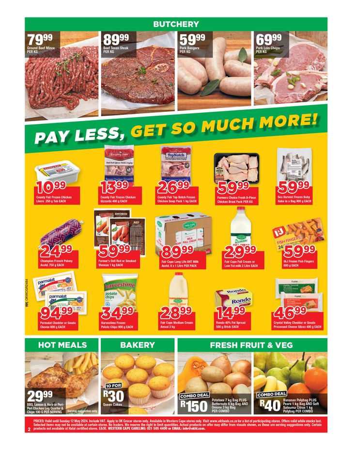 OK Grocer catalogue in Cape Town | OK Grocer weekly specials 24 April - 12 May | 2024/04/24 - 2024/05/12