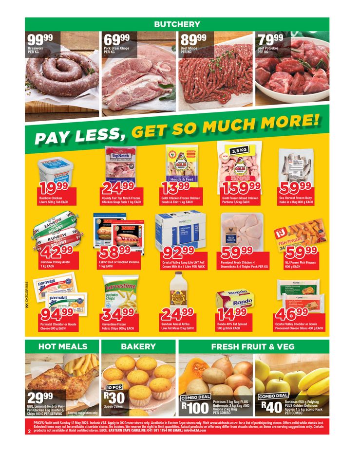 OK Grocer catalogue in Uitenhage | OK Grocer weekly specials 24 April - 12 May | 2024/04/24 - 2024/05/12