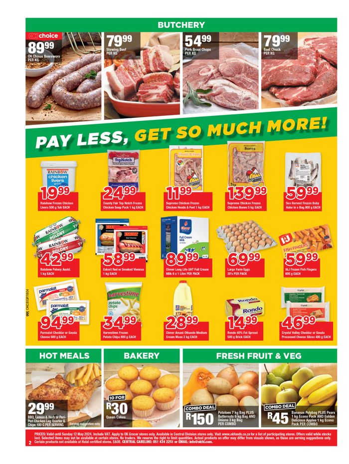 OK Grocer catalogue in Vredefort | OK Grocer weekly specials 24 April - 12 May | 2024/04/24 - 2024/05/12