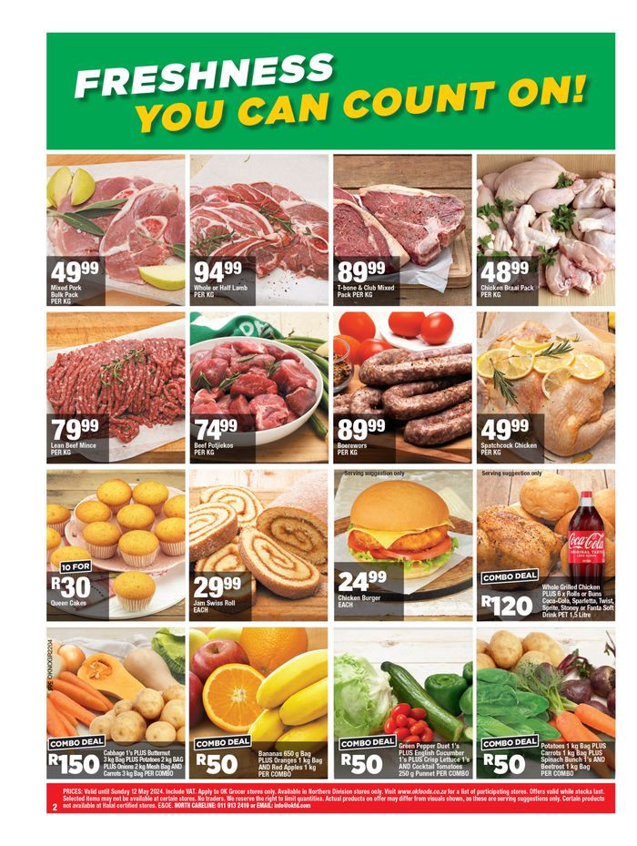 OK Grocer catalogue in Carletonville | OK Grocer weekly specials 24 April - 12 May | 2024/04/24 - 2024/05/12
