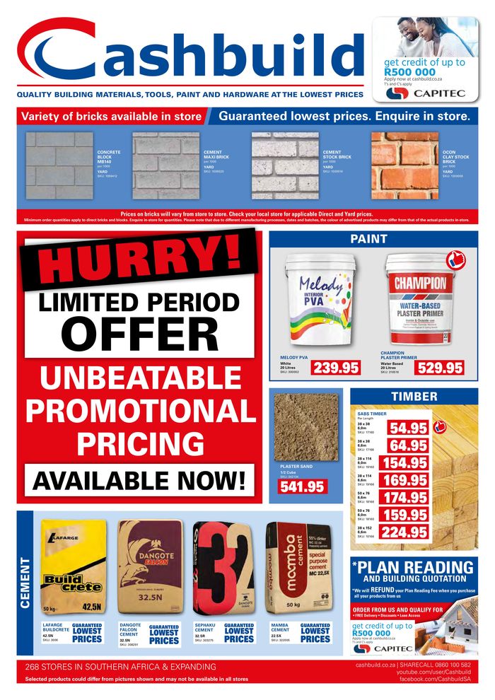 Cashbuild catalogue in Mohlakeng | Cashbuild weekly specials until 19 May | 2024/04/23 - 2024/05/19