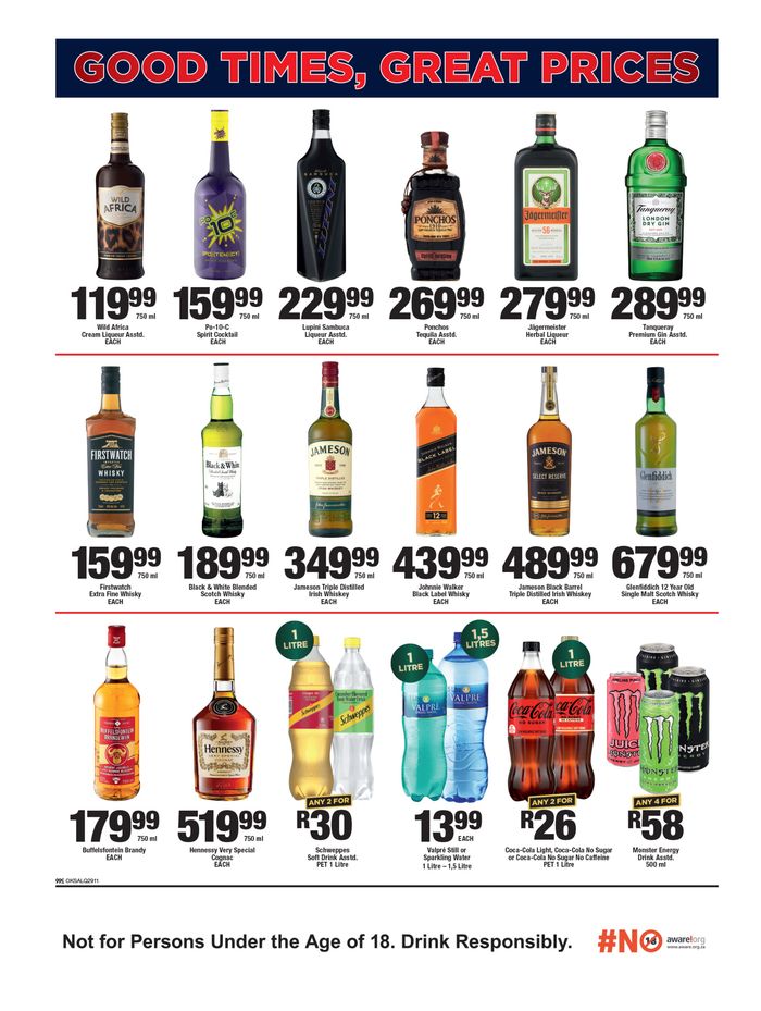 OK Liquor catalogue in Secunda | OK Liquor weekly specials 24 April - 05 May | 2024/04/24 - 2024/05/05
