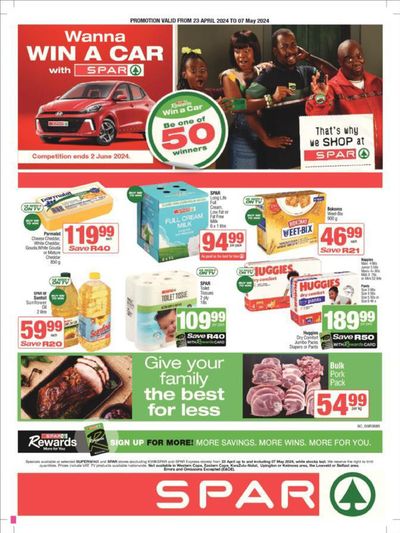Groceries offers in Harrismith | Store Specials in Spar | 2024/04/24 - 2024/05/07