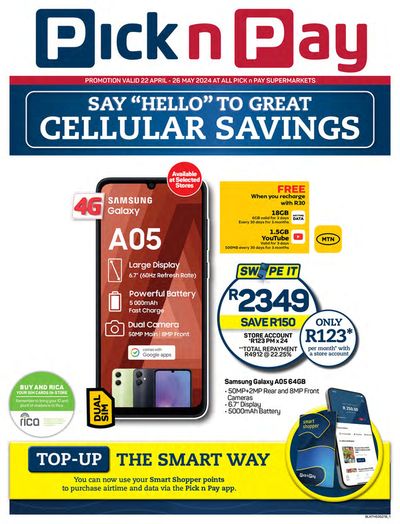Pick n Pay catalogue in Roodepoort | Pick n Pay weekly specials until 26 May 2024 | 2024/04/24 - 2024/05/26