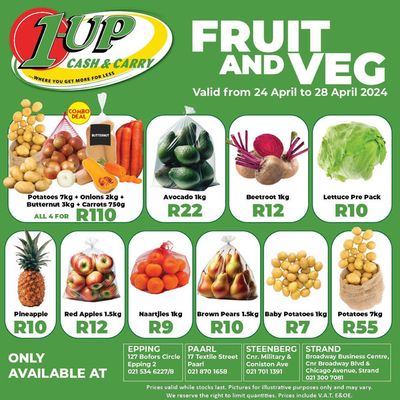 1UP catalogue in Worcester | 1UP weekly specials | 2024/04/24 - 2024/04/28