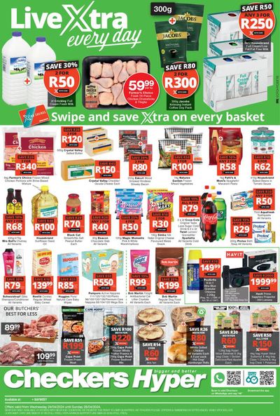 Checkers Hyper catalogue in George | Checkers Hyper Baywest Xtra Savings 24 April - 28 April | 2024/04/24 - 2024/04/28
