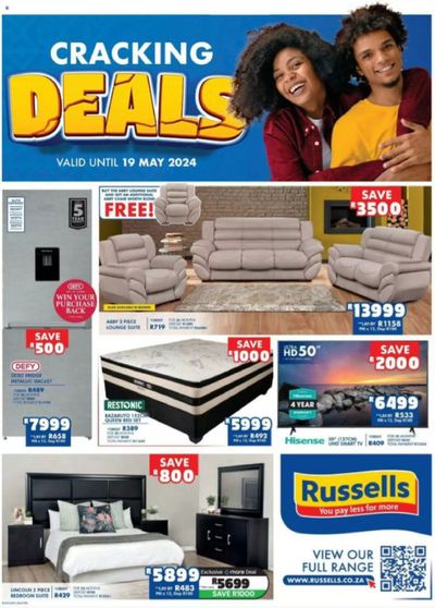 Home & Furniture offers | sale in Russells | 2024/04/24 - 2024/05/19