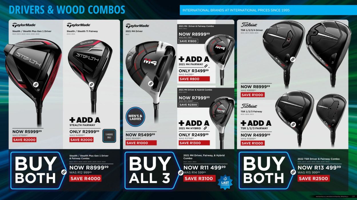 The Pro Shop catalogue in Durban | sale | 2024/04/24 - 2024/04/30
