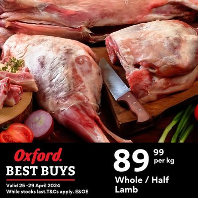 Oxford Freshmarket catalogue in Hillcrest | Oxford Freshmarket weekly specials | 2024/04/25 - 2024/04/29