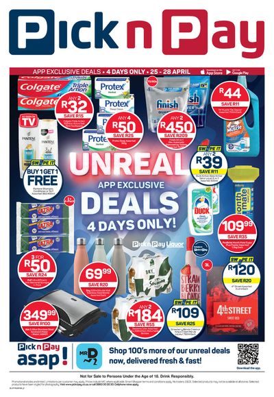 Pick n Pay Liquor catalogue in Johannesburg | Pick n Pay Liquor weekly specials | 2024/04/25 - 2024/04/28