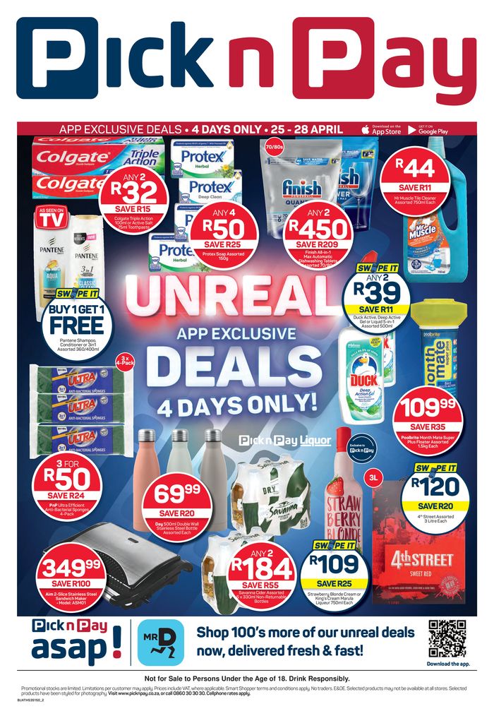 Pick n Pay catalogue in Pretoria | Pick n Pay weekly specials 25 - 28 April | 2024/04/25 - 2024/04/28