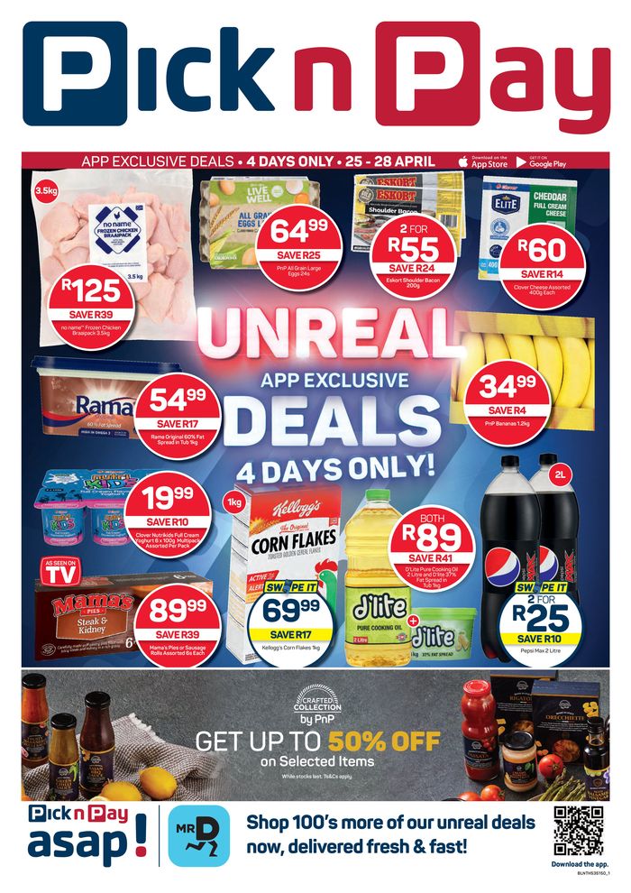 Pick n Pay catalogue in Krugersdorp | Pick n Pay weekly specials 25 - 28 April | 2024/04/25 - 2024/04/28
