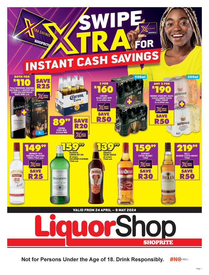 Shoprite LiquorShop catalogue in Robertson | Shoprite LiquorShop weekly specials | 2024/04/25 - 2024/05/09