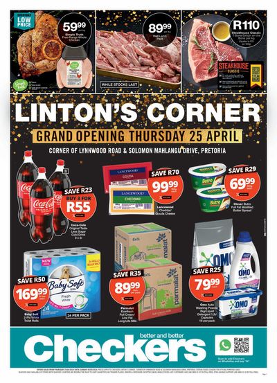 Checkers catalogue in Brits | Checkers Linton's Corner Store Opening until 5 May | 2024/04/26 - 2024/05/05