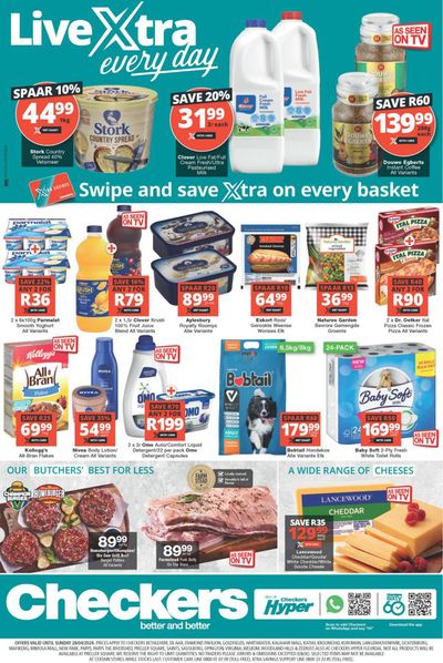 Checkers catalogue in Kimberley | Checkers Xtra Savings until 28 April | 2024/04/26 - 2024/04/28