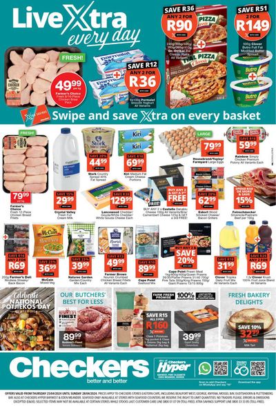 Checkers catalogue in Port Elizabeth | Checkers Xtra Savings until 28 April | 2024/04/26 - 2024/04/28