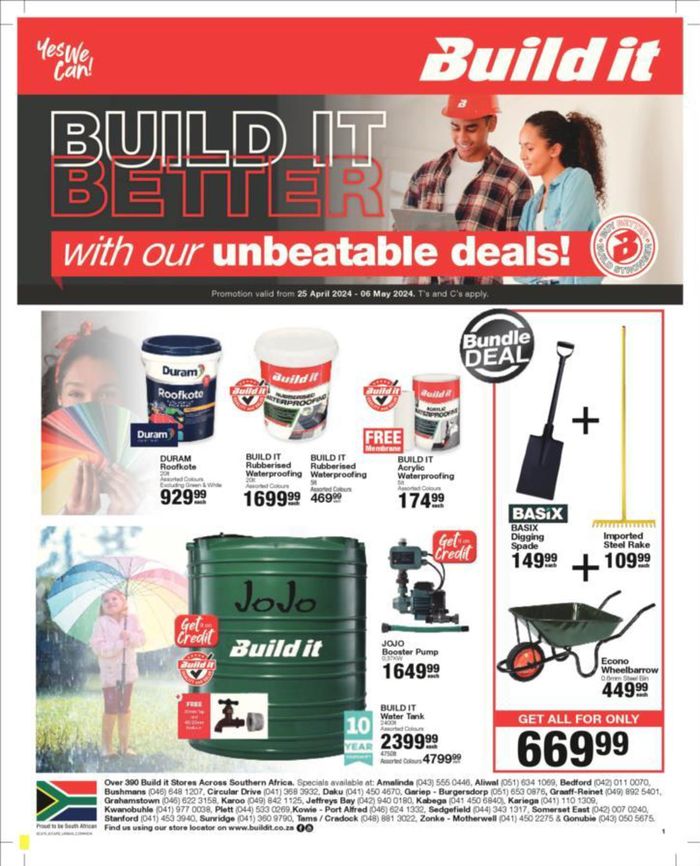 Build It catalogue in Sedgefield | Build It Specials | 2024/04/26 - 2024/05/06