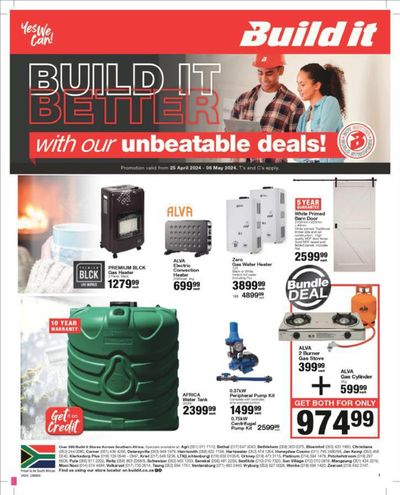 DIY & Garden offers in Potchefstroom | Build It Specials in Build It | 2024/04/26 - 2024/05/06