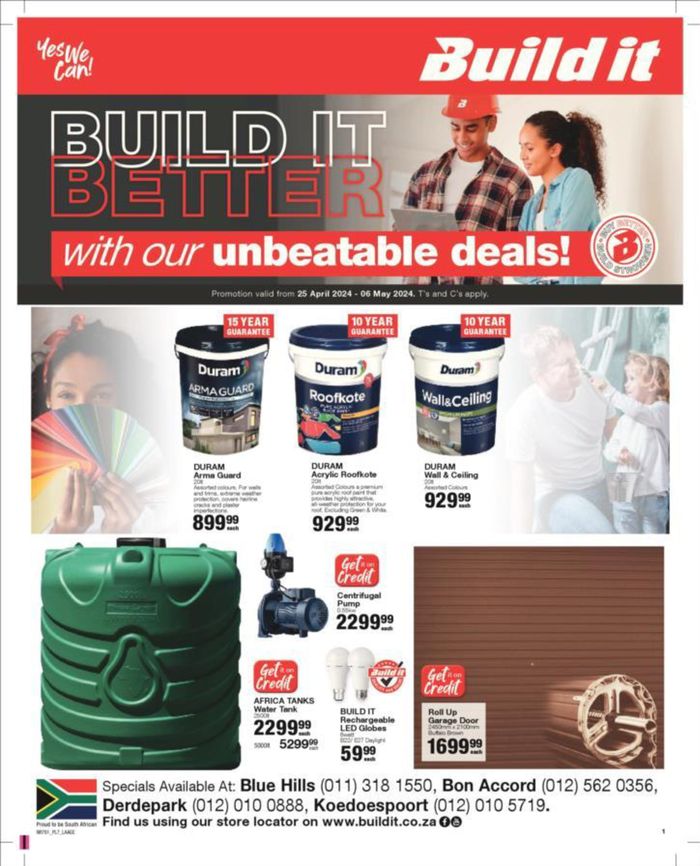 Build It catalogue in Pretoria | Build It Specials | 2024/04/26 - 2024/05/06