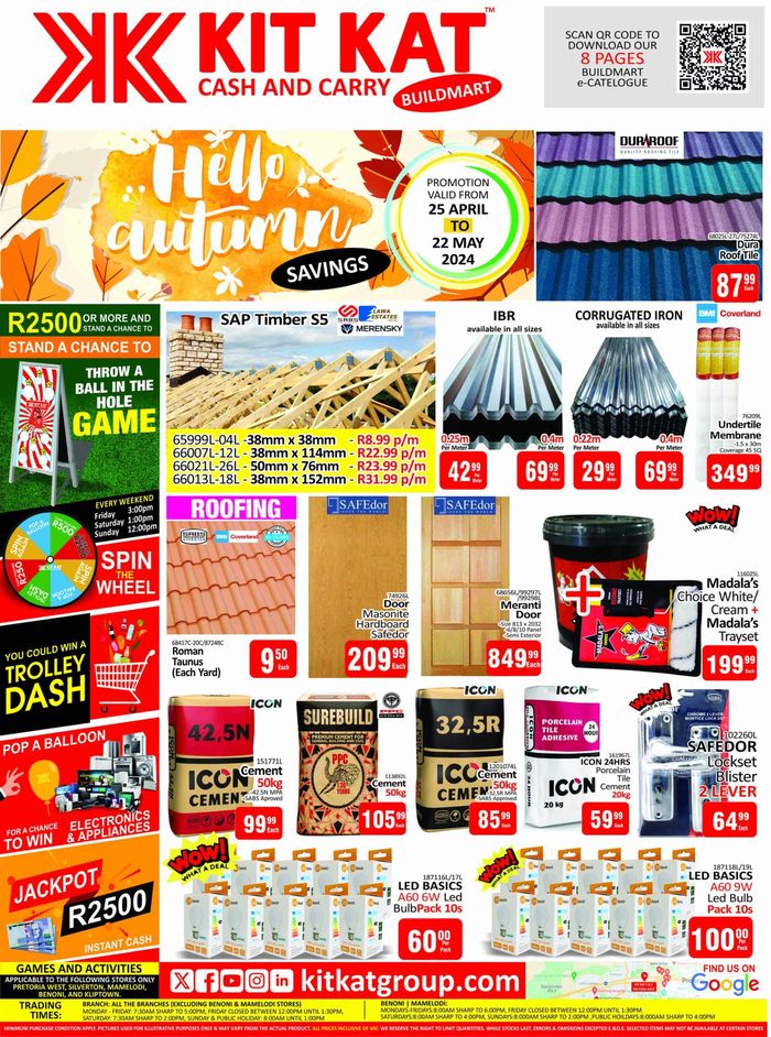KitKat Cash and Carry catalogue in Tembisa | KitKat Cash and Carry weekly specials | 2024/04/26 - 2024/05/22