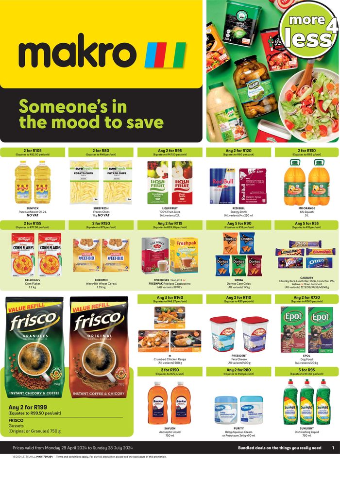 Makro catalogue in Polokwane | More 4 less | 2024/04/29 - 2024/07/28