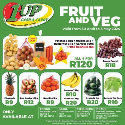 1UP catalogue in Paarl | 1UP weekly specials 30 April - 05 May | 2024/04/30 - 2024/05/05