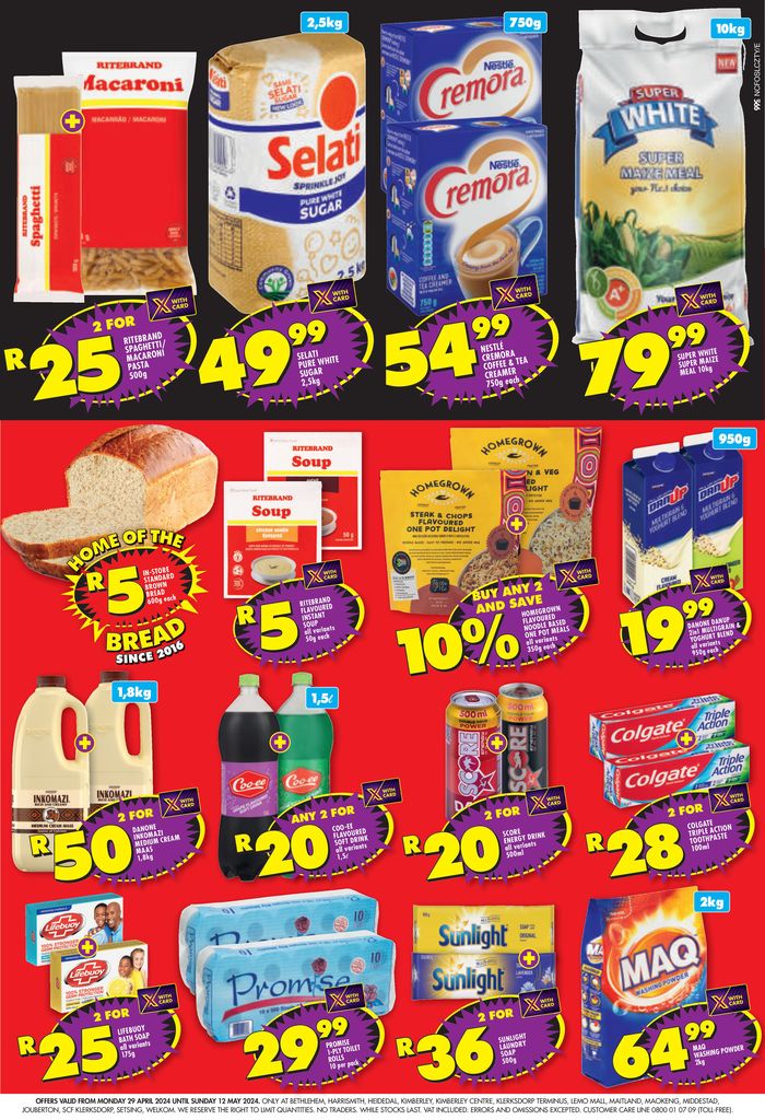 Shoprite catalogue in Kimberley | Shoprite weekly specials | 2024/04/30 - 2024/05/12
