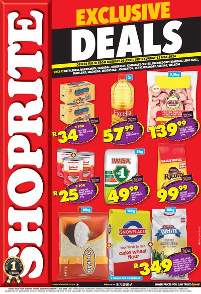 Shoprite catalogue in Bloemfontein | Shoprite weekly specials | 2024/04/30 - 2024/05/12
