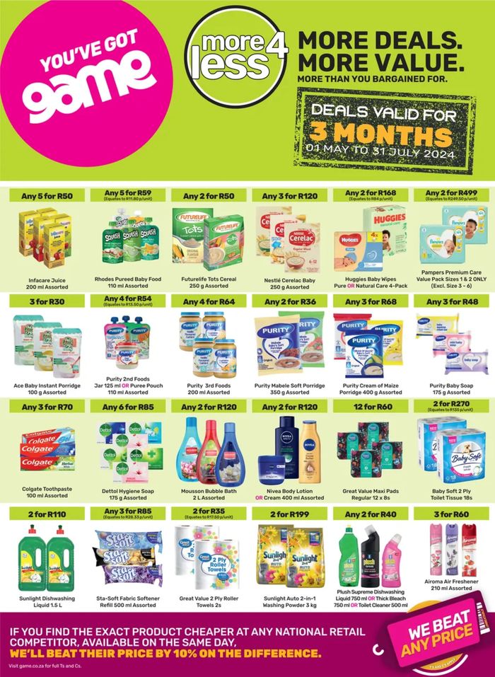Game catalogue in Jeffreys Bay | Leaflets Game | 2024/05/02 - 2024/07/31